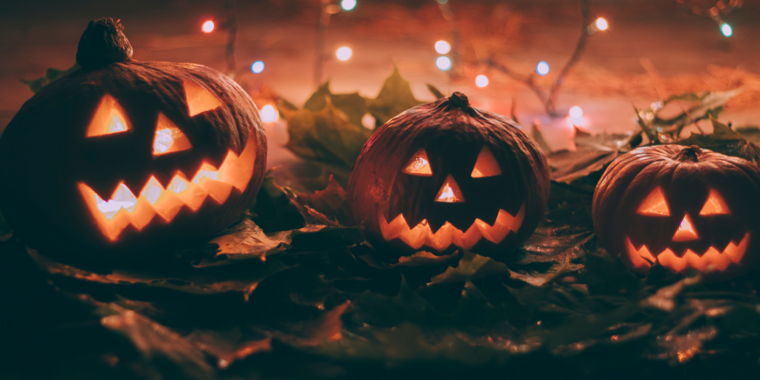Spooky  Halloween Jack o Lanterns